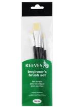 Kit de Pincéis Para Pintura Acrílica Reeves 4 Unidades
