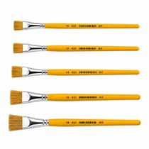 Kit de Pinceis para Pintura Chato K21 Cabo Longo Amarelo -10, 12, 14, 16, 18 Kit de Pinceis para Pintura Chato K21 Cabo Longo Amarelo -10, 12, 14, 16, 18