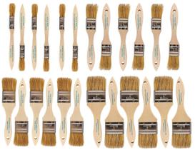 Kit de Pincéis Pro Grade 24 Peças com Cerdas Naturais