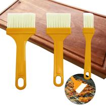 Kit de Pincéis Profissionais Trincha e Pincel para Pintura Artesanal e Uso Culinário Não Soltam Cerdas BOM3605