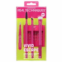 Kit de Pincéis Real Techniques Vivid Escape Arch Envy Brow Sculpting Set Kit de Pincéis Real Techniques Vivid Escape Arch Envy Brow Sculpting Set