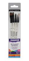 Kit De Pincéis Sintéticos Clássico Daler Rowney 05 Unidades Kit De Pincéis Sintéticos Clássico Daler Rowney 05 Unidades