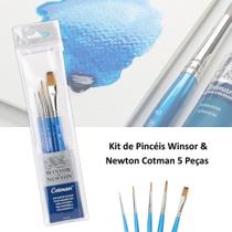 Kit de Pincéis Winsor & Newton Cotman 5 Peças 5390603 Kit de Pincéis Winsor & Newton Cotman 5 Peças 5390603