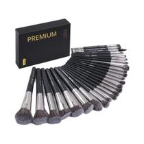 Kit de Pincel de Maquiagem Profissional - 25 Peças para Rosto e Olhos Kit de Pincel de Maquiagem Profissional - 25 Peças para Rosto e Olhos