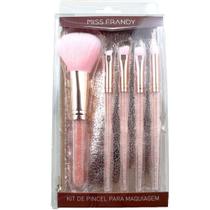 Kit de pincel para maquiagem miss frandy com necessaire Kit de pincel para maquiagem miss frandy com necessaire