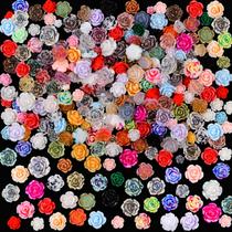 Kit de pingentes de arte para unhas Kikonoke 100 peças 3D Flowers Rose Kit de pingentes de arte para unhas Kikonoke 100 peças 3D Flowers Rose