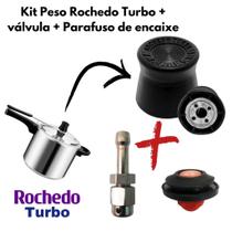 Kit de Pino Peso + Parafuso encaixe + Válvula de Silicone Panela De Pressão Rochedo Turbo Original