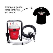 Kit de pintura airless cw 10 + acessórios + camiseta personalizada