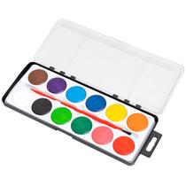 Kit de pintura Aquarela com 12 cores e pincel