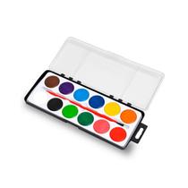 Kit de Pintura Aquarela com 12 Cores - Yin's Paper