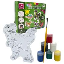 Kit De Pintura Coleção Pop Brincadeira De Criança 10 Telas Em Madeira + 6 Tintas Guache + Pincel Kit De Pintura Coleção Pop Brincadeira De Criança 10 Telas Em Madeira + 6 Tintas Guache + Pincel