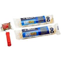 Kit de Pintura com 2 Rolos Anti-gota 321/10 + Brinde - AT3101 - PINCÉIS ATLAS Kit de Pintura com 2 Rolos Anti-gota 321/10 + Brinde - AT3101 - PINCÉIS ATLAS