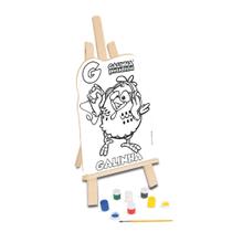 Kit de Pintura com Cavalete - Galinha Pintadinha - Nig Brinquedos Kit de Pintura com Cavalete - Galinha Pintadinha - Nig Brinquedos