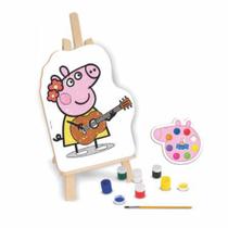 Kit de Pintura com Cavalete - Peppa Pig - Nig Brinquedos Kit de Pintura com Cavalete - Peppa Pig - Nig Brinquedos