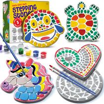 Kit de pintura Dan & Darci Stepping Stones Unicorn Kids 6-12 anos Kit de pintura Dan & Darci Stepping Stones Unicorn Kids 6-12 anos