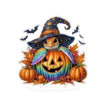 Kit de pintura de arte com diamantes AIBOERL Halloween Pumpkin Theme