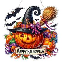 Kit de pintura de arte com diamantes JJFox DIY Wreath Happy Halloween Kit de pintura de arte com diamantes JJFox DIY Wreath Happy Halloween