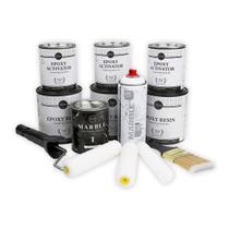 Kit de pintura de bancada Giani Marble Easy Epoxy Belgotta Black Kit de pintura de bancada Giani Marble Easy Epoxy Belgotta Black
