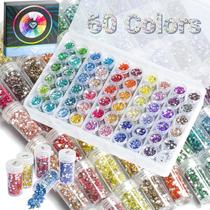 Kit de pintura de diamante de 60 cores com recipientes de armazenamento 90.000 unidades