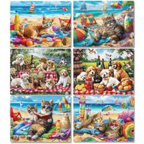 Kit de pintura de diamante DOTSOPS 5D Art para adultos 30x40cm (pacote com 6) Kit de pintura de diamante DOTSOPS 5D Art para adultos 30x40cm (pacote com 6)