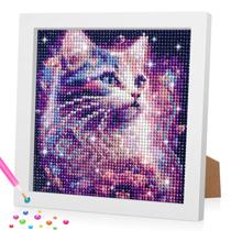 Kit de pintura de diamante VINDIJA 5D com moldura para crianças e adultos