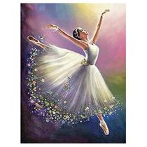 Kit de pintura de diamante Wokex 5D Ballet Girl Full Drill 30x40cm