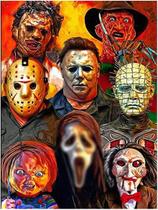 Kit de pintura de diamantes Bysincy Halloween Horror 5D Full Drill Kit de pintura de diamantes Bysincy Halloween Horror 5D Full Drill