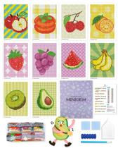 Kit de pintura de diamantes ForeverYoung Minigem 5x7cm com 10 desenhos