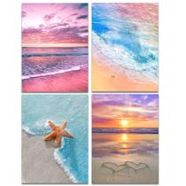 Kit de pintura de diamantes Muzagroo Art 5D para adultos com tema de praia Kit de pintura de diamantes Muzagroo Art 5D para adultos com tema de praia