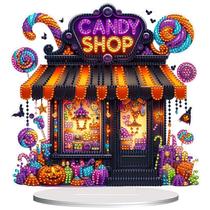 Kit de pintura de mesa VODAPYC Halloween Diamond Art Candy Shop Kit de pintura de mesa VODAPYC Halloween Diamond Art Candy Shop