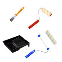 Kit De Pintura De Parede Roma Completo Anti Respingo 5 Peças Kit De Pintura De Parede Roma Completo Anti Respingo 5 Peças