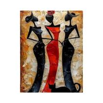 Kit De Pintura Digital Abstrata Feminina Para Adultos DIY Sem Moldura Decoração Para Casa