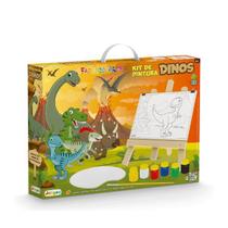 Kit de Pintura Dinos: Pinte e Imagine Aventuras Pré-Históricas! Kit de Pintura Dinos: Pinte e Imagine Aventuras Pré-Históricas!
