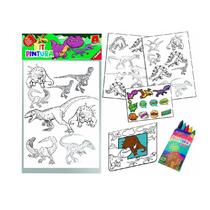 Kit de Pintura Dinossauros - Algazarra Kit de Pintura Dinossauros - Algazarra