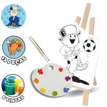 Kit de Pintura do Menino Maluquinho C/ Cavalete e Tintas - NIG Brinquedos