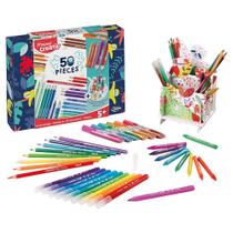 Kit de Pintura e Colorir Maped Creativ com 50 Peças