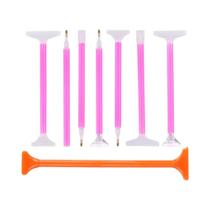 Kit De Pintura Em Diamante 5D Com Caneta De Bordado, Fita Adesiva, Pinças, Cola, Argila, Bandejas De