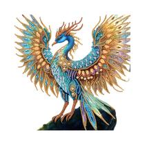 Kit De Pintura Em Diamante Em Forma Especial De Pavão Para Iniciantes Adultos, Decoração De Parede Kit De Pintura Em Diamante Em Forma Especial De Pavão Para Iniciantes Adultos, Decoração De Parede