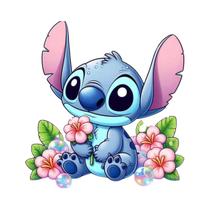 Kit De Pintura Em Diamante Stitch Disney, Mosaico Completo De Desenho Animado, Decoração De Parede,