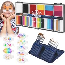 Kit de pintura facial Anka Bella Professional para crianças com estêncil