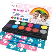 Kit de pintura facial Maydear 12 cores à base de água Safe Kids