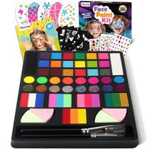 Kit de Pintura Facial Mocoosy 41 Cores Não Tóxico para Crianças