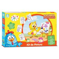 Kit De Pintura Galinha Pintadinha 4 Telas C/ Personagens