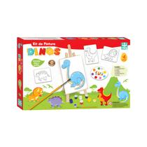 Kit de Pintura Infantil Dinos Nig Brinquedos