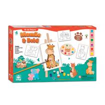 Kit de Pintura Infantil Mamãe & Bebê Nig Brinquedos