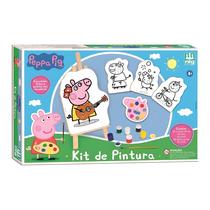 Kit de Pintura Infantil Peppa Pig Nig Brinquedos Kit de Pintura Infantil Peppa Pig Nig Brinquedos