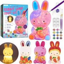 Kit de pintura LAOESE Bunny Lamp com tinta para crianças de 6 a 12 anos