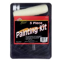Kit de pintura Linzer RS674 Conjunto de rolos de plástico de 3 peças