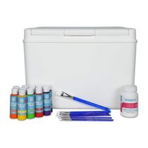 Kit de Pintura para Cooler COOLERSbyU 67L 46x36x33cm Kit de Pintura para Cooler COOLERSbyU 67L 46x36x33cm