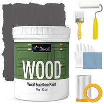 Kit de pintura para móveis DWIL cinza antracite 946 ml Kit de pintura para móveis DWIL cinza antracite 946 ml